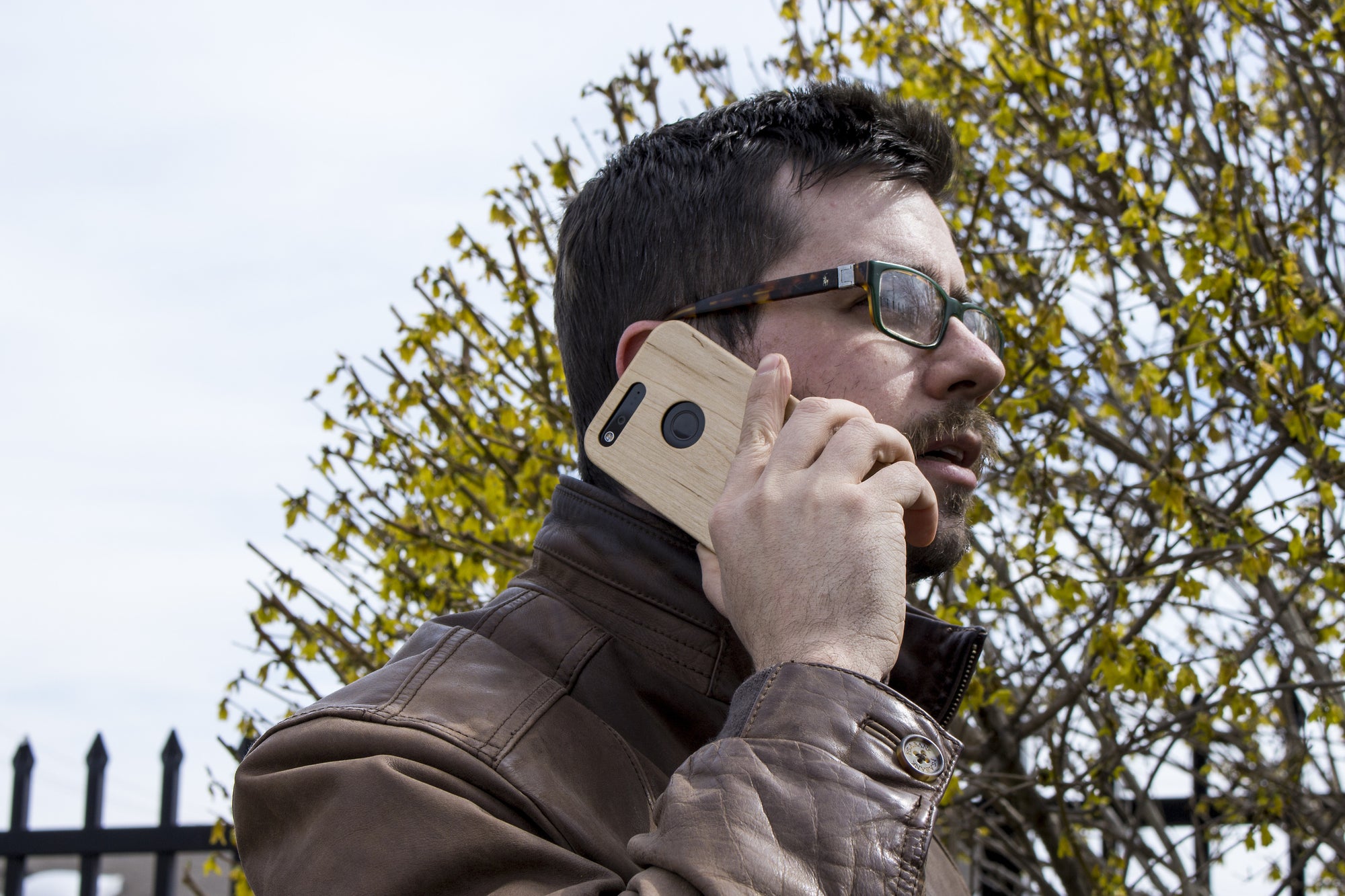 cherry wood case for Google Pixel XL