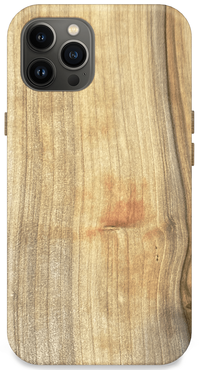 Kerf Select Sweetgum Wood Phone Case