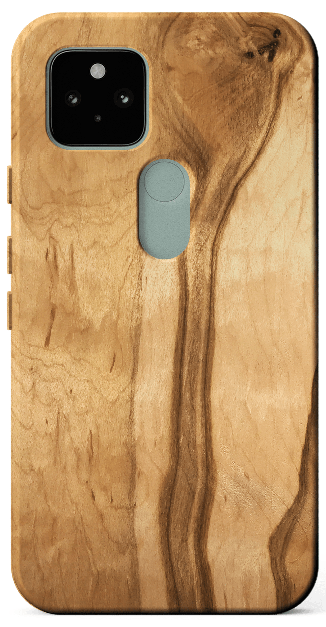 Kerf Select Figured Ambrosia Maple Wood Phone Case
