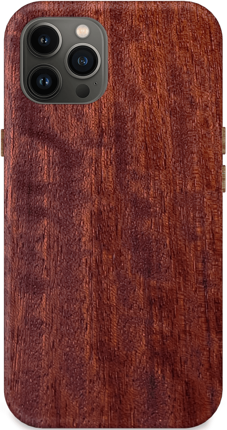 Kerf Select Figured Brazilian Cherry Wood Phone Case