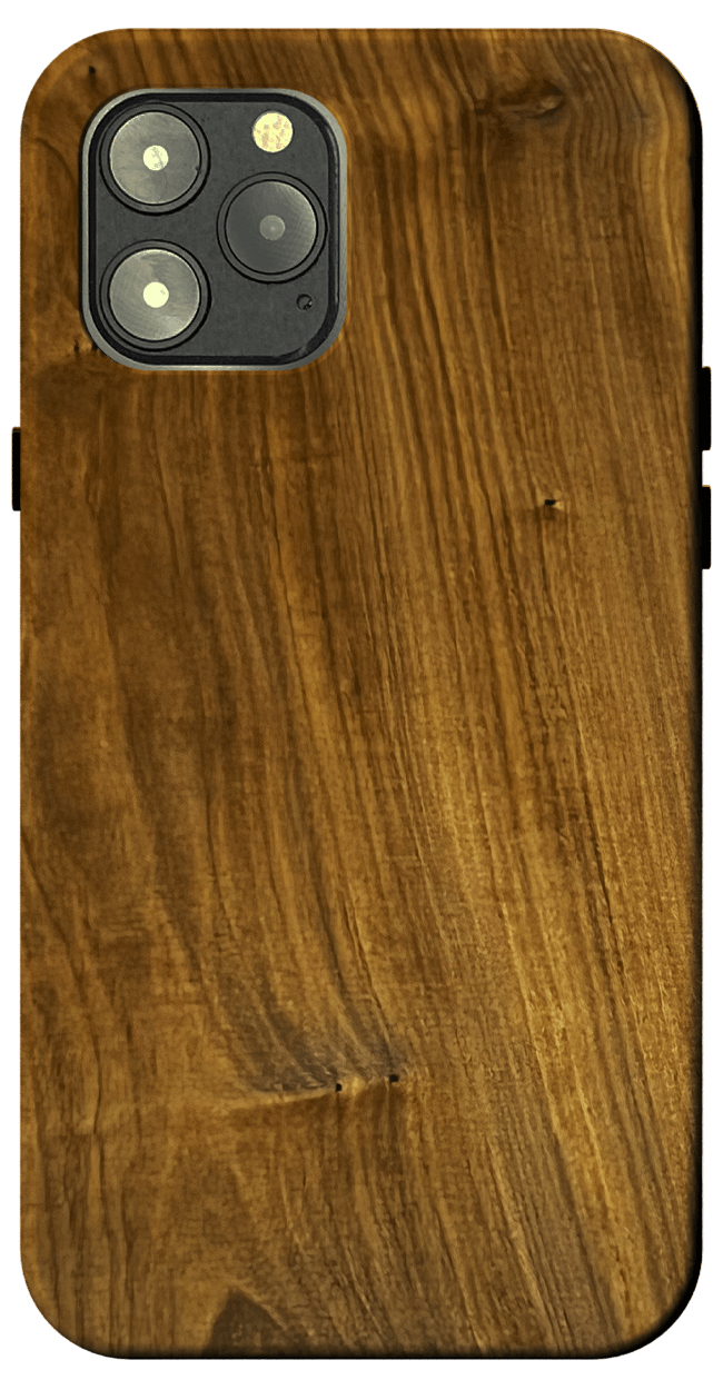 Kerf Select Figured Porcelain Wood Phone Case