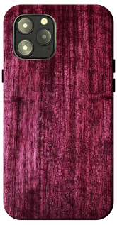 Kerf Select Figured Purpleheart Wood Phone Case