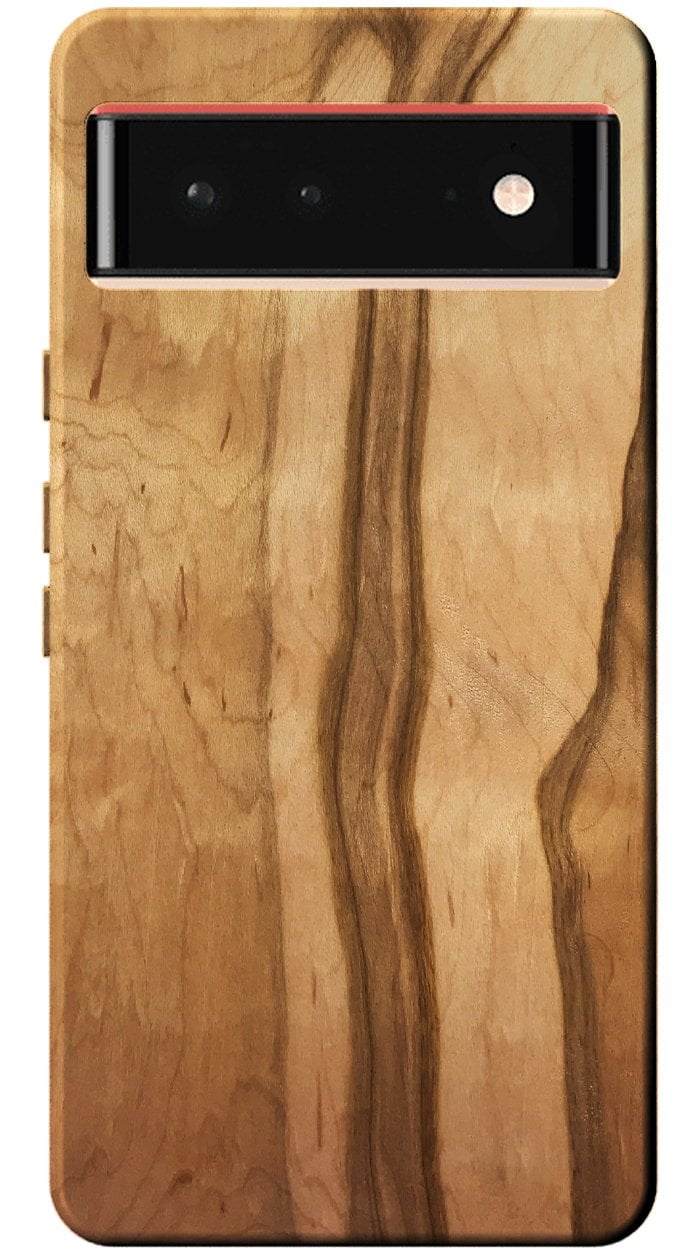 Kerf Select Figured Ambrosia Maple Wood Phone Case