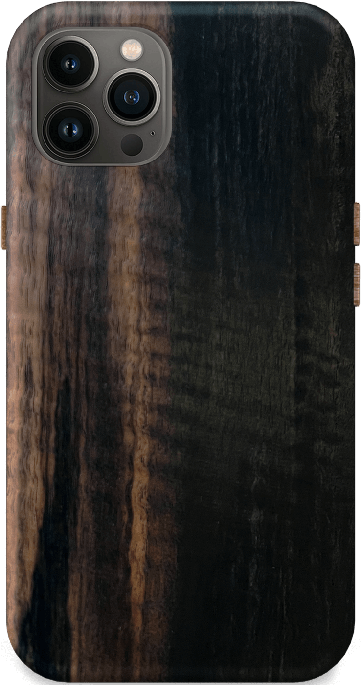 Kerf Select Quilted Gabon Ebony Wood Phone Case