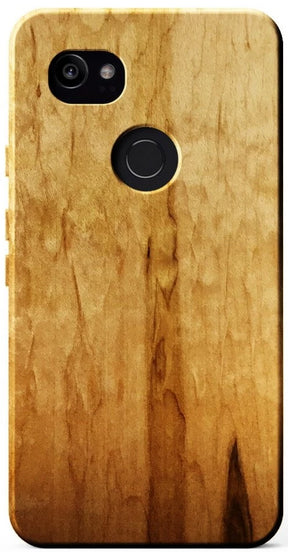 Figured Ambrosia Maple Wood Case for Pixel