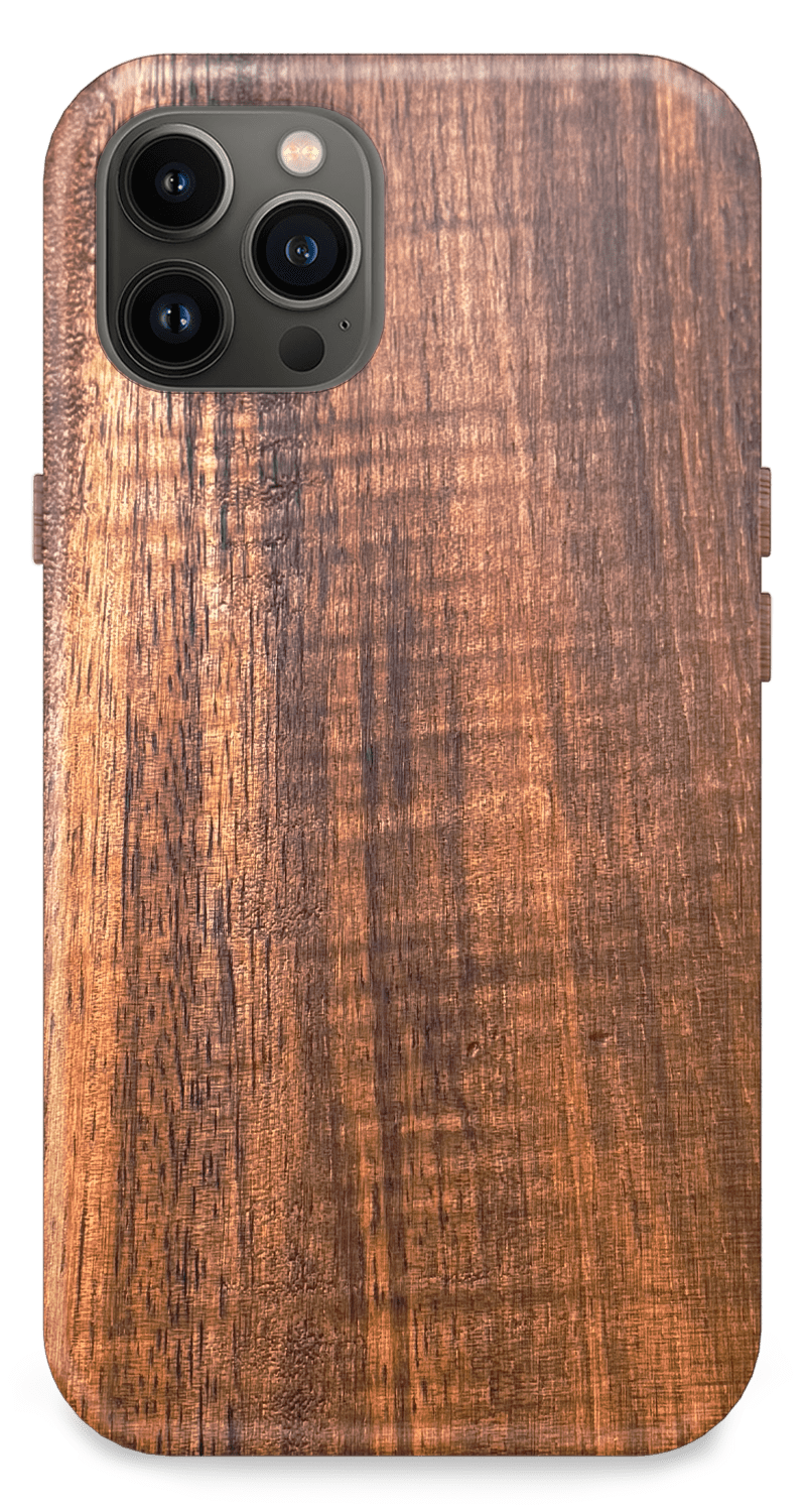 Kerf Select Curly Koa Wood Phone Case