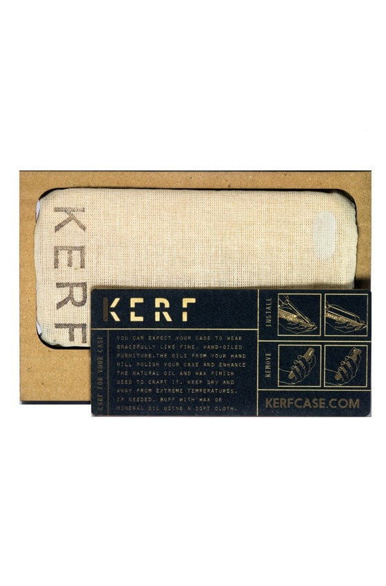 original Kerf Case packaging materials