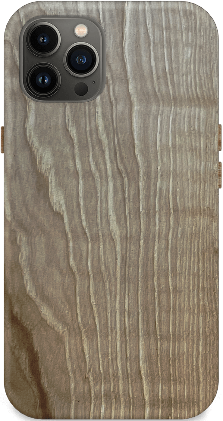 Kerf Select Curly Hickory Wood Phone Case