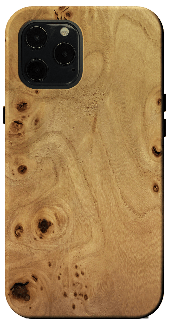 Kerf Select American Elm Burl Wood Phone Case