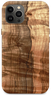 Kerf Select Spalted Silver Maple Wood Phone Case