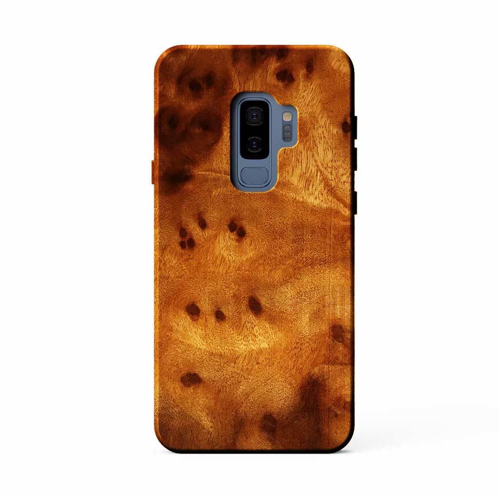 Kerf Select Camphor Burl Wood Case