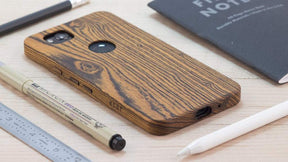 bocote wood google pixel 4 xl kerf phone case - lifestyle