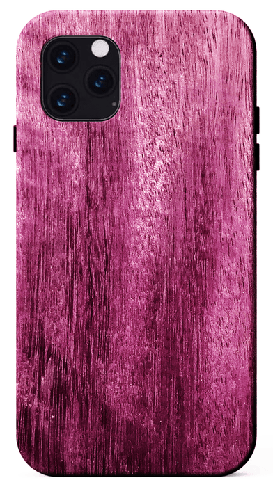 purpleheart wood iPhone 11 pro max kerf phone case